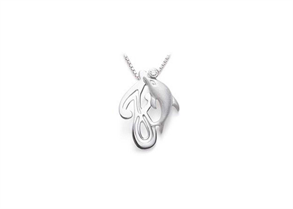 Rhodium Plated | Alphabet Pendants